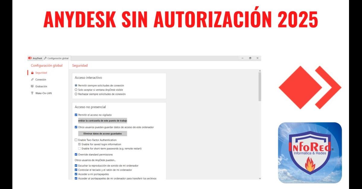 Control Remoto sin Confirmación: Cómo Usar AnyDesk con Contraseña en Tu PC